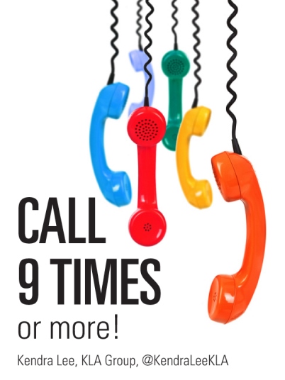 Call 9 times or more to reach your prospect