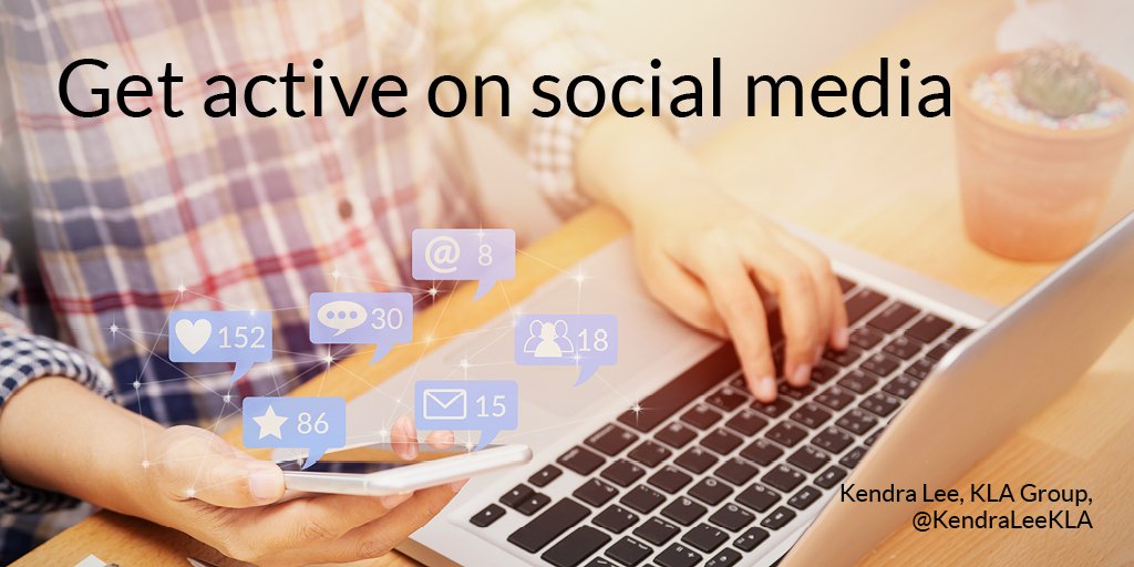 Get active on Social Media
