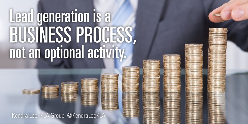 Lead generation is a business process