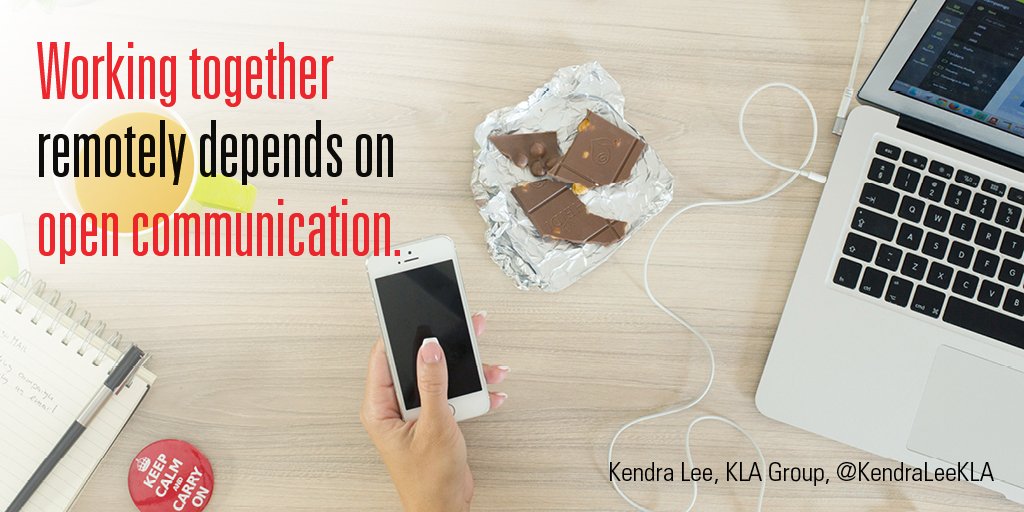 open communications for remote work