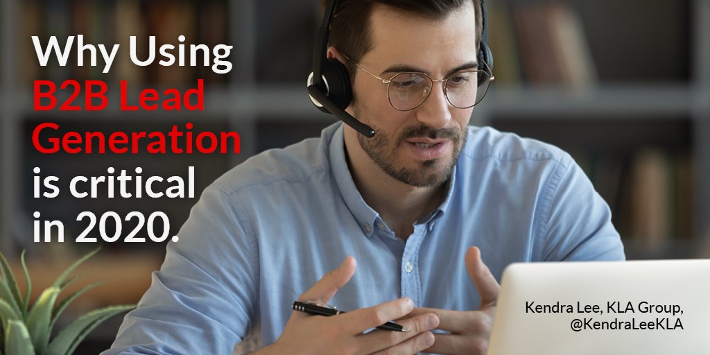 man generating business leads with a video call