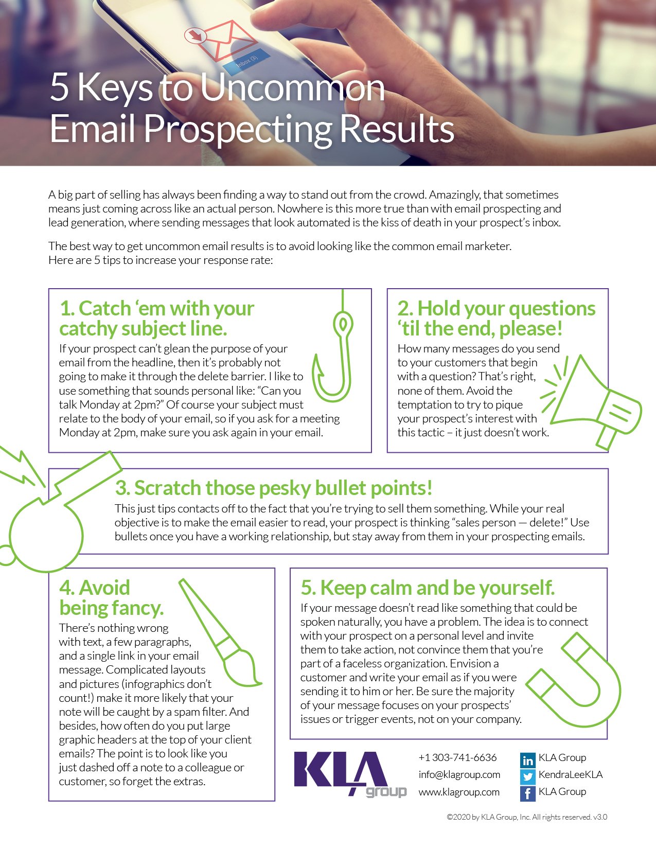 Dont give prospects everything they need to know