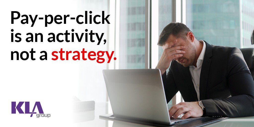 Man discouraged by PPC as lead gen strategy