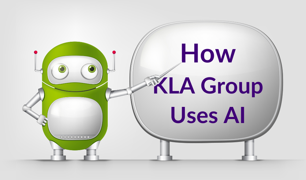 Cute Green Robot Explains KLA's AI Approach