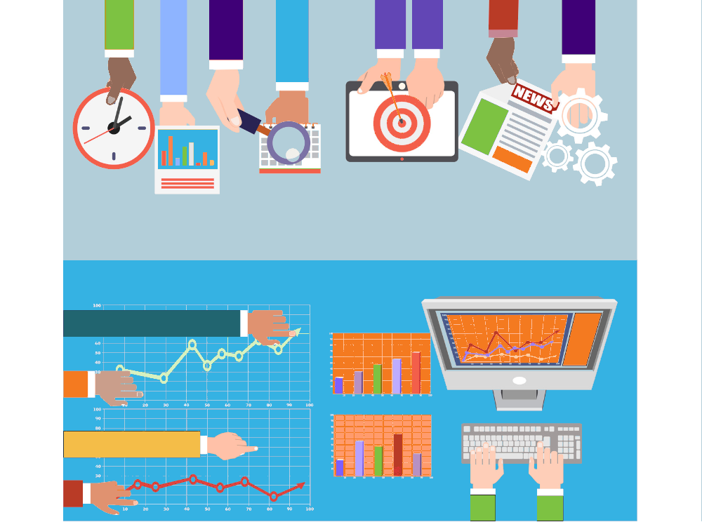 Dashboard showing revenue generation system set up to align sales, marketing, and automation strategies.