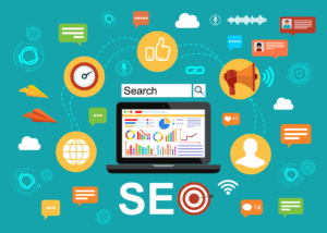 Marketing team developing B2B SEO strategy to increase online leads and business visibility.