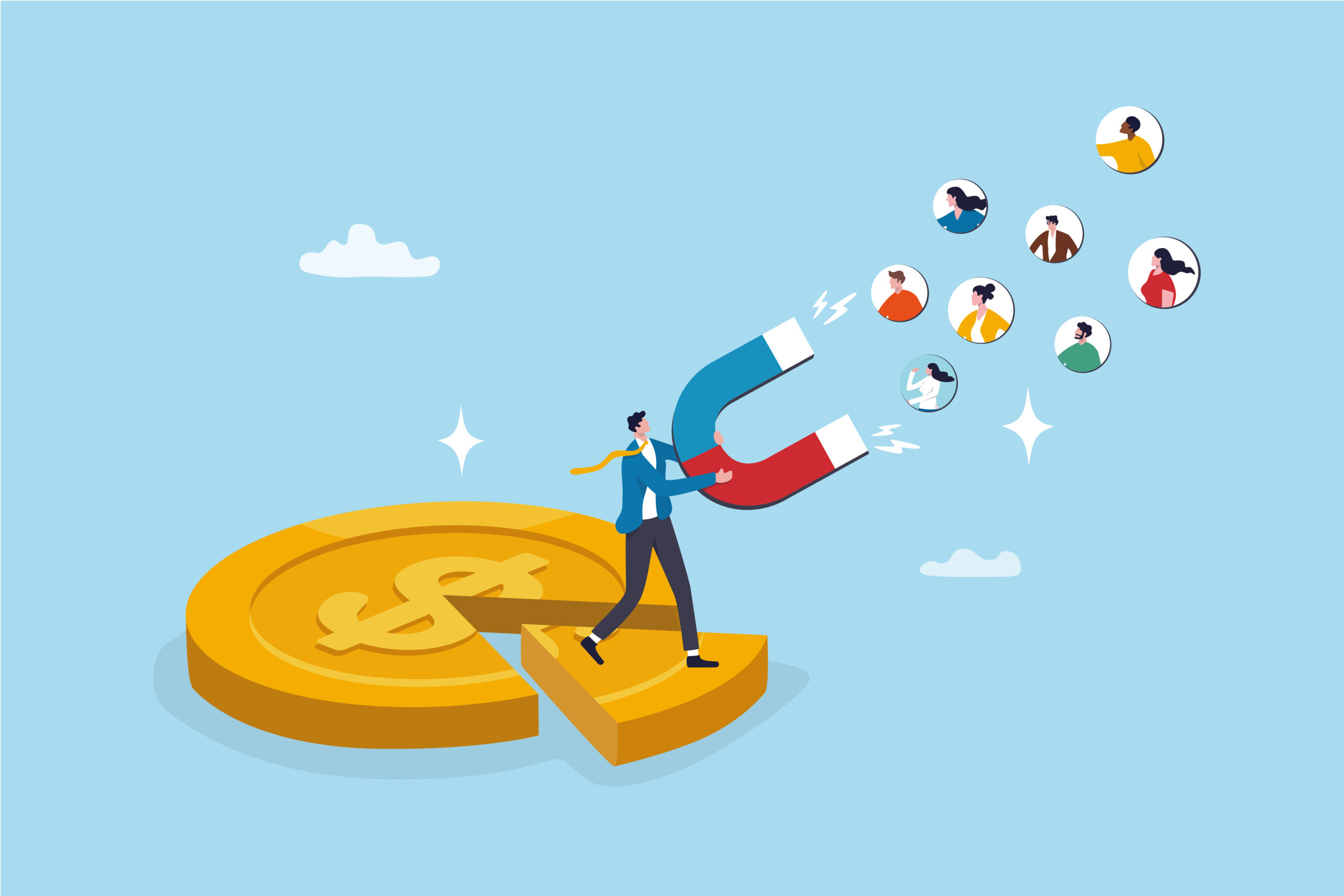 Sales team improving LinkedIn lead generation strategy with outreach messages, social visibility, and profile optimization.